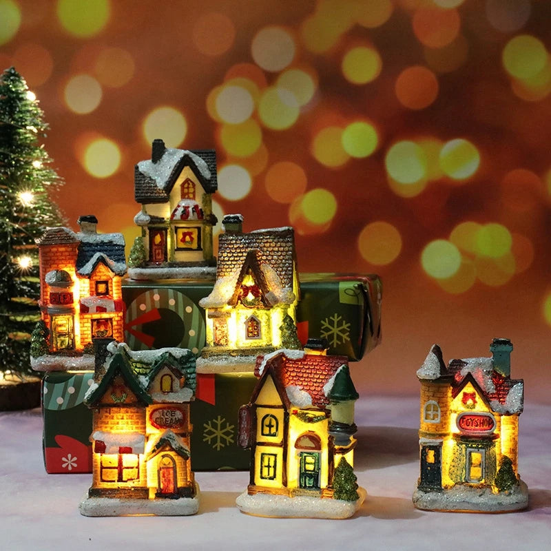 Cozy Christmas House Light – Warm Glow Holiday Décor