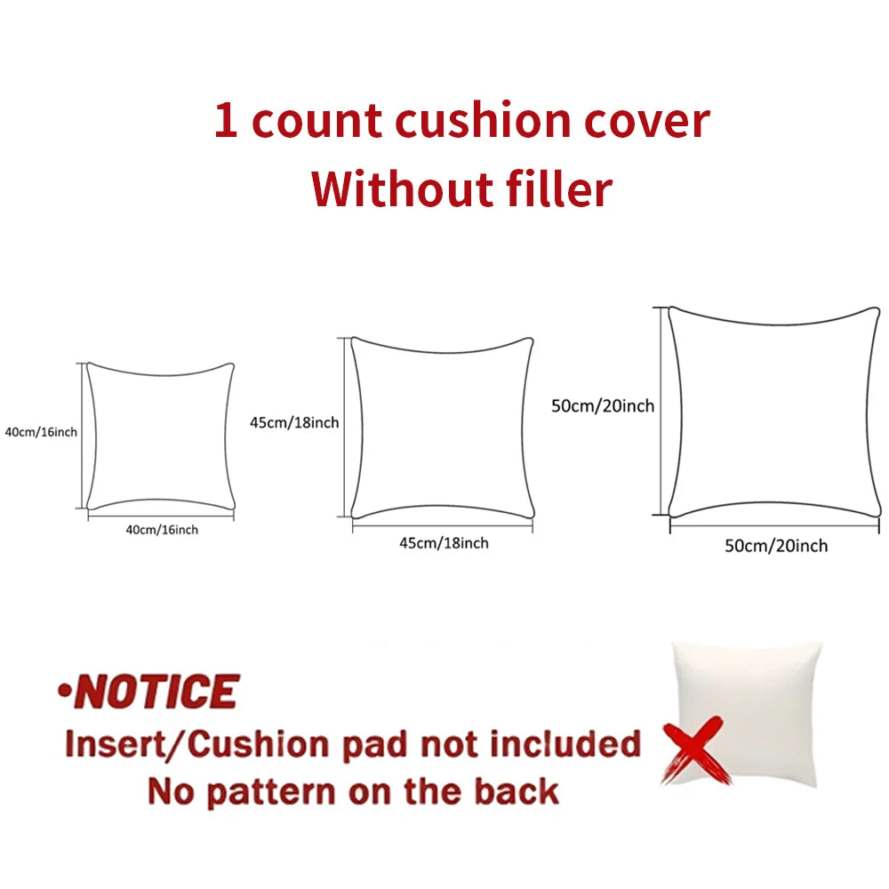 Cozy Noel Cushion Cover – Embroidered Christmas Star