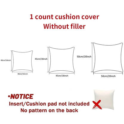 Cozy Noel Cushion Cover – Embroidered Christmas Star