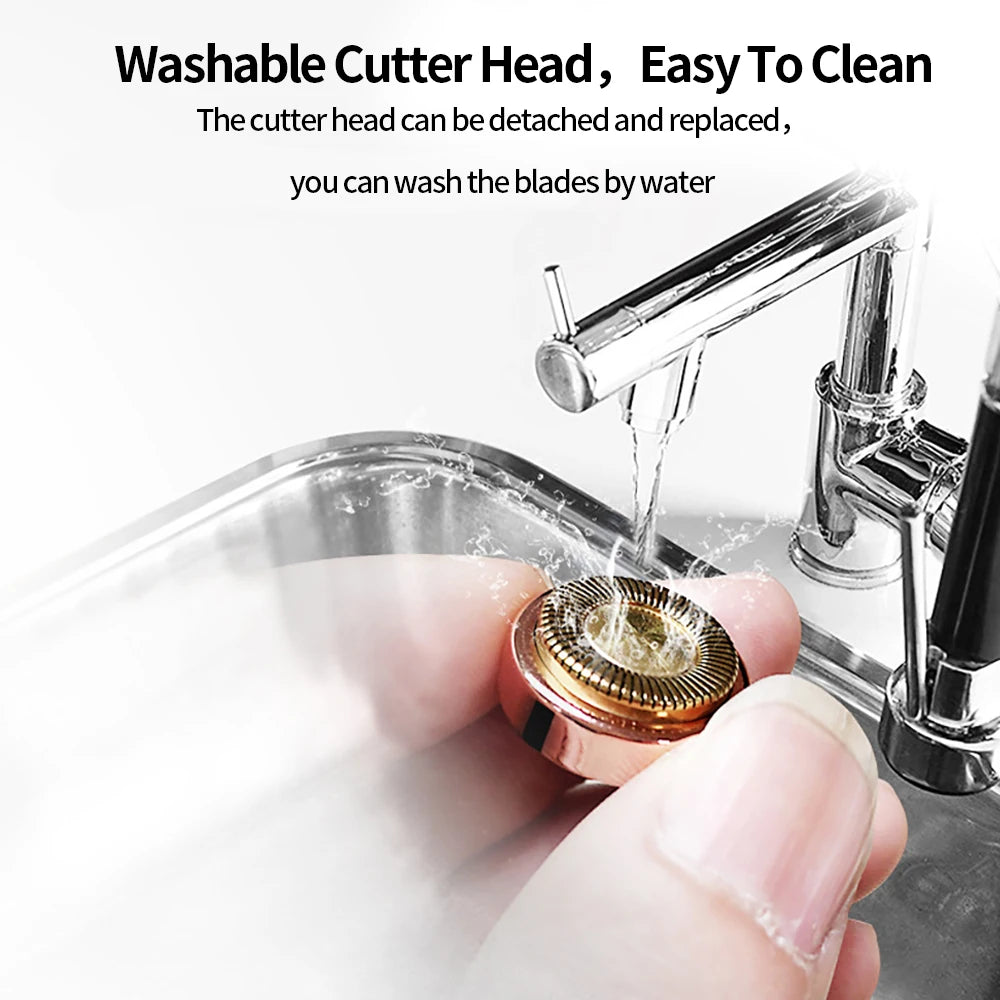 USB Rechargeable Facial Epilator – Painless & Elegant Hair Removal