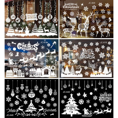 Festive Window Art – Reusable Christmas Wall & Window Stickers