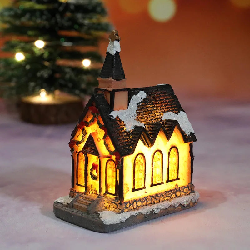 Cozy Christmas House Light – Warm Glow Holiday Décor