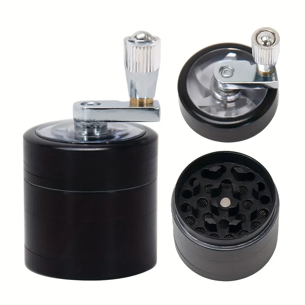 Stainless Steel Nut & Spice Grinder with Manual Handle