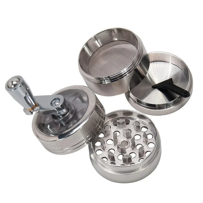 Stainless Steel Nut & Spice Grinder with Manual Handle