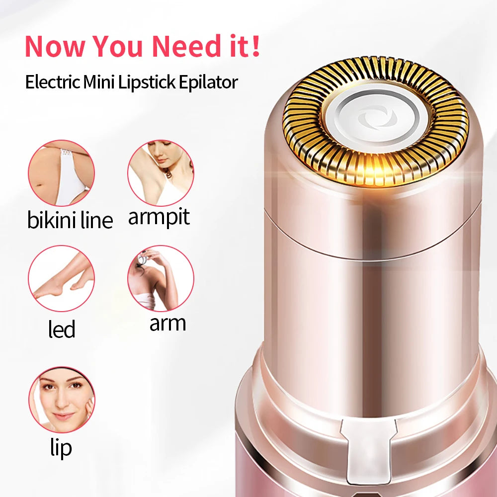 USB Rechargeable Facial Epilator – Painless & Elegant Hair Removal