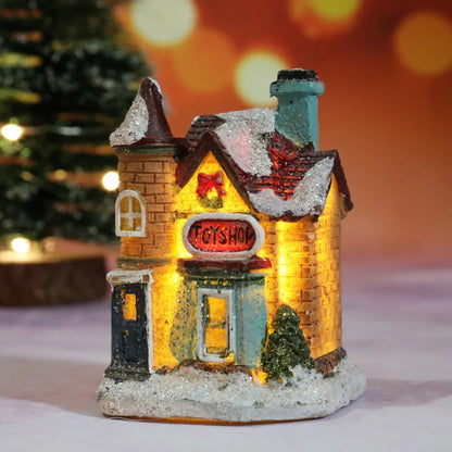 Cozy Christmas House Light – Warm Glow Holiday Décor