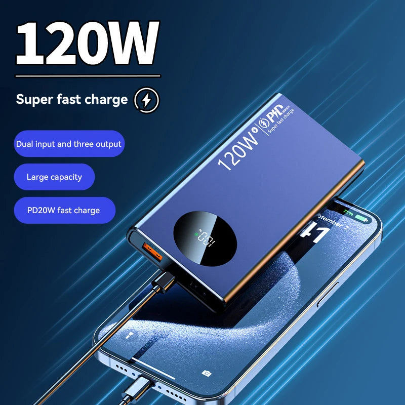 Xiaomi 120W 50000mAh High Capacity Power Bank – Super Fast Charging for All Devices