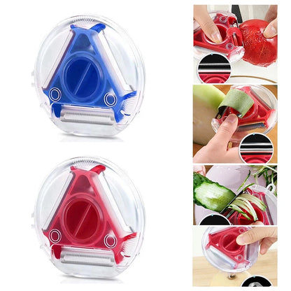 3-in-1 Magic Trio Peeler Set with Julienne and Zester Blades