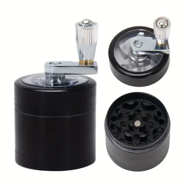 Stainless Steel Nut & Spice Grinder with Manual Handle